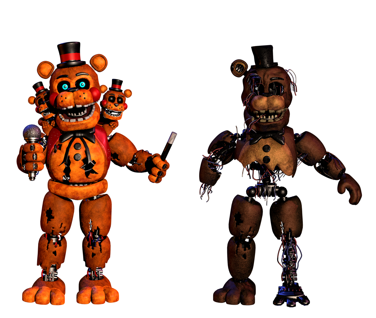 Fnaf Rotten Mystery and Rotten Freddy by Taptun39 on DeviantArt