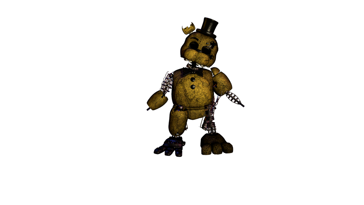 Ignited Withered Golden Freddy by Taptun39 on DeviantArt