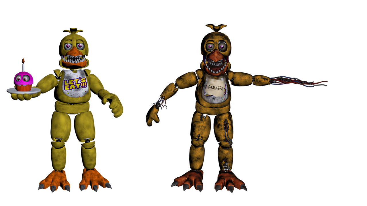 Ultimate FNaF Model Pack on X: Withered Chica by @tm_animations  @thunderbob333 Textures by @flaviuusss WFoxy and Unwithereds coming soon!   / X