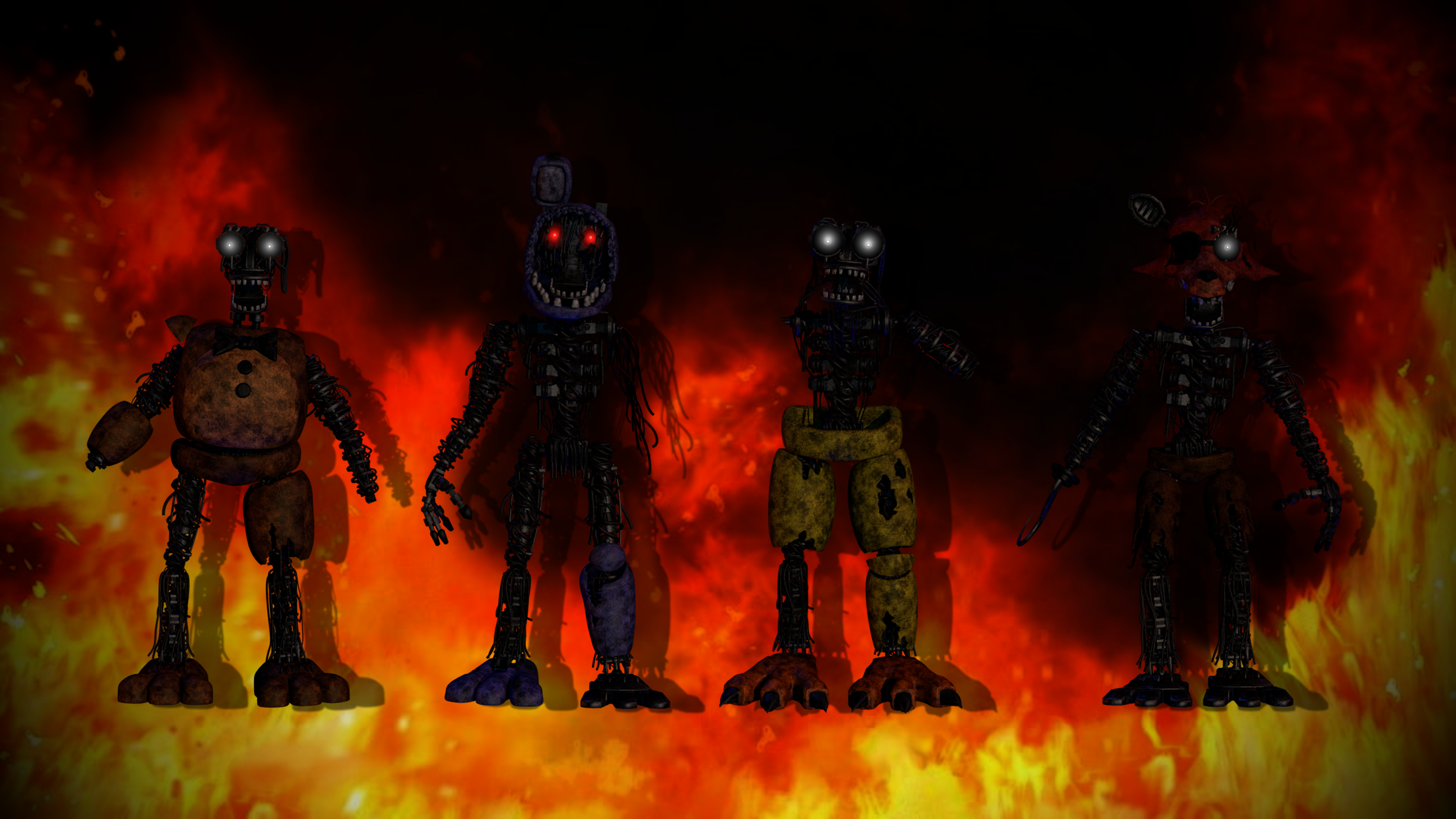 Five Nights At Freddy's 4 Nightmare Animatronics PNG, Clipart, Free PNG  Download