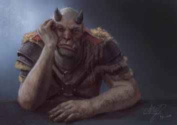 Bored ogre