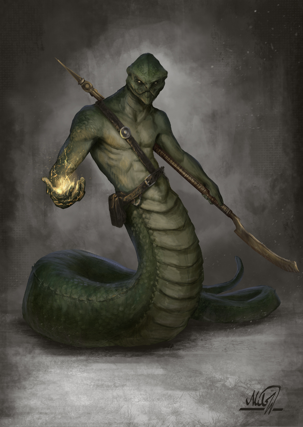 Yuan Ti Sorcerer By Hoken45 On DeviantArt yuan-ti-sorcerer-by-hoken45-on-deviantart