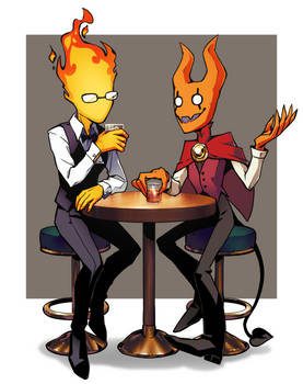 Grillby and Cashmere