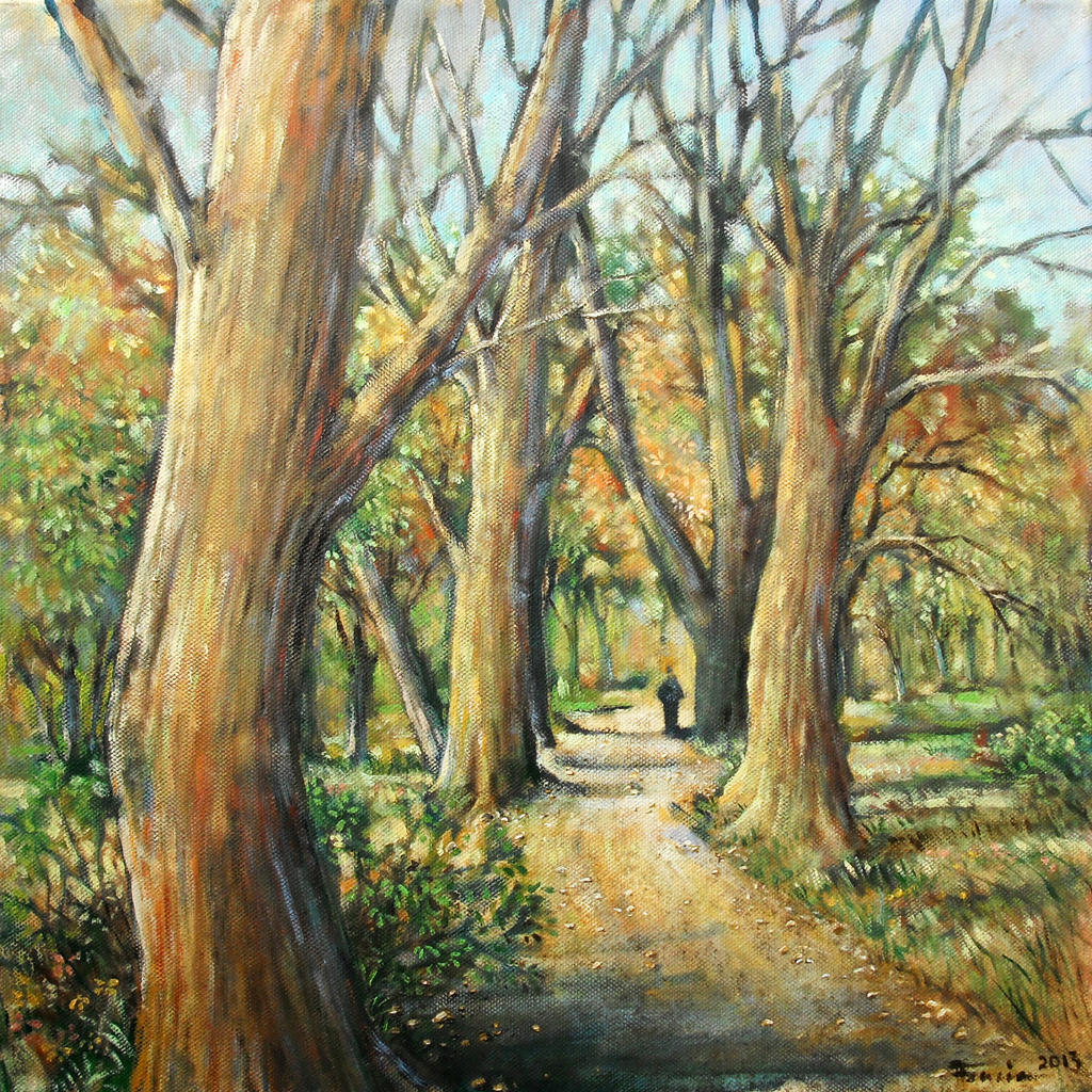 Landscape oil painting  (2013)