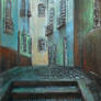 Streetscape Oil Paint