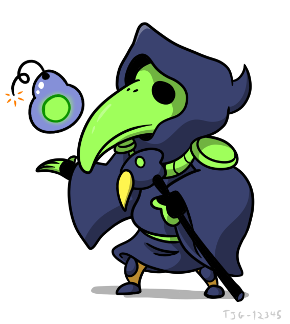 Daily Drawing 010 - Plague Knight