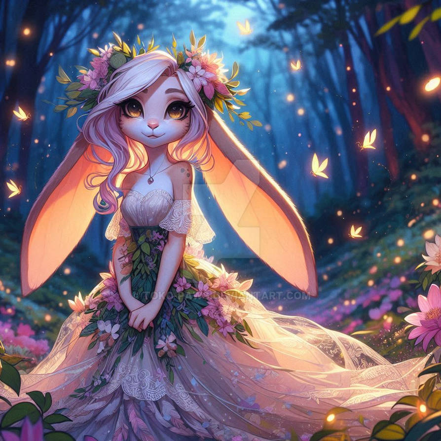 Anthro Rabbit 5$ by Toko-Paws on DeviantArt