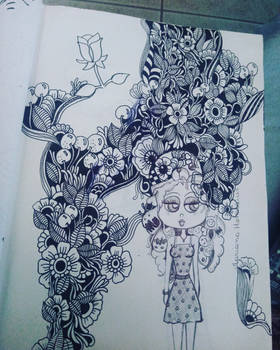 Zentangle doodle 01