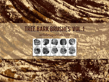 Tree Bark Brushes