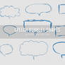 Speech Bubbles Custom Shapes