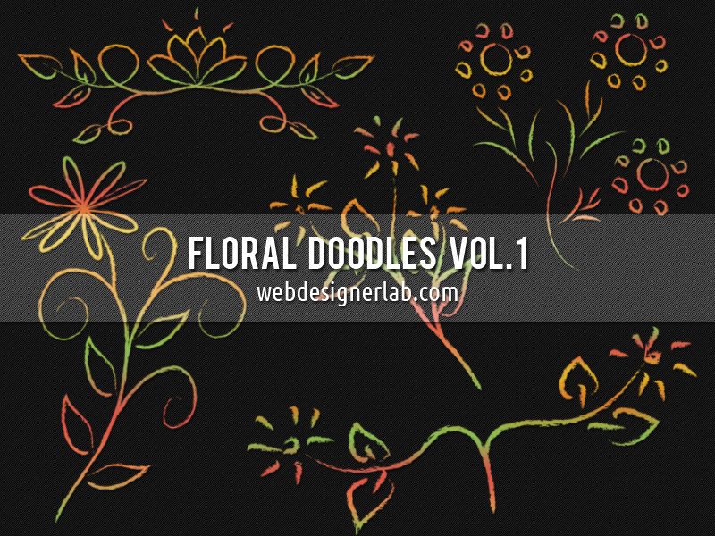 Floral Doodles Brushes (Vol. 1)