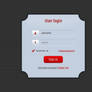 Stylish Login Form PSD Template