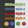 Free Sticker Styles