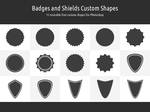 Badges and Shields Custom Shapes