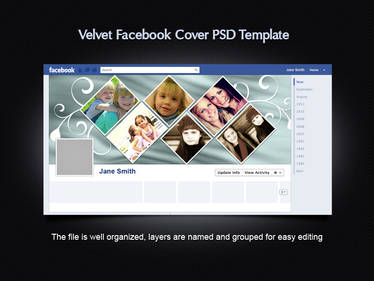 Velvet Facebook Cover Template