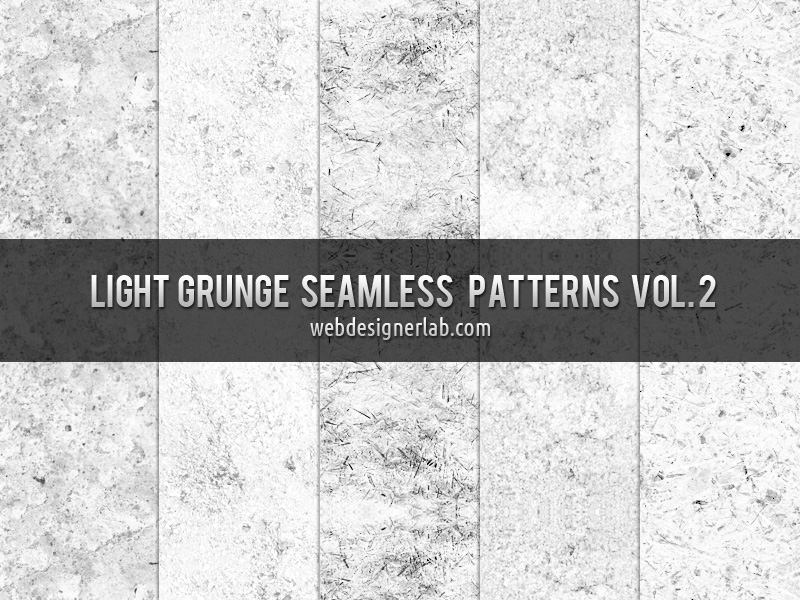 Light Grunge Seamless Patterns Vol. 2