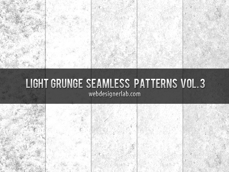 Light Grunge Seamless Patterns Vol. 3