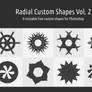 Radial Custom Shapes Vol. 2