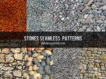 Stones Seamless Patterns by xara24