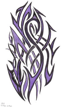 Purple Tribal