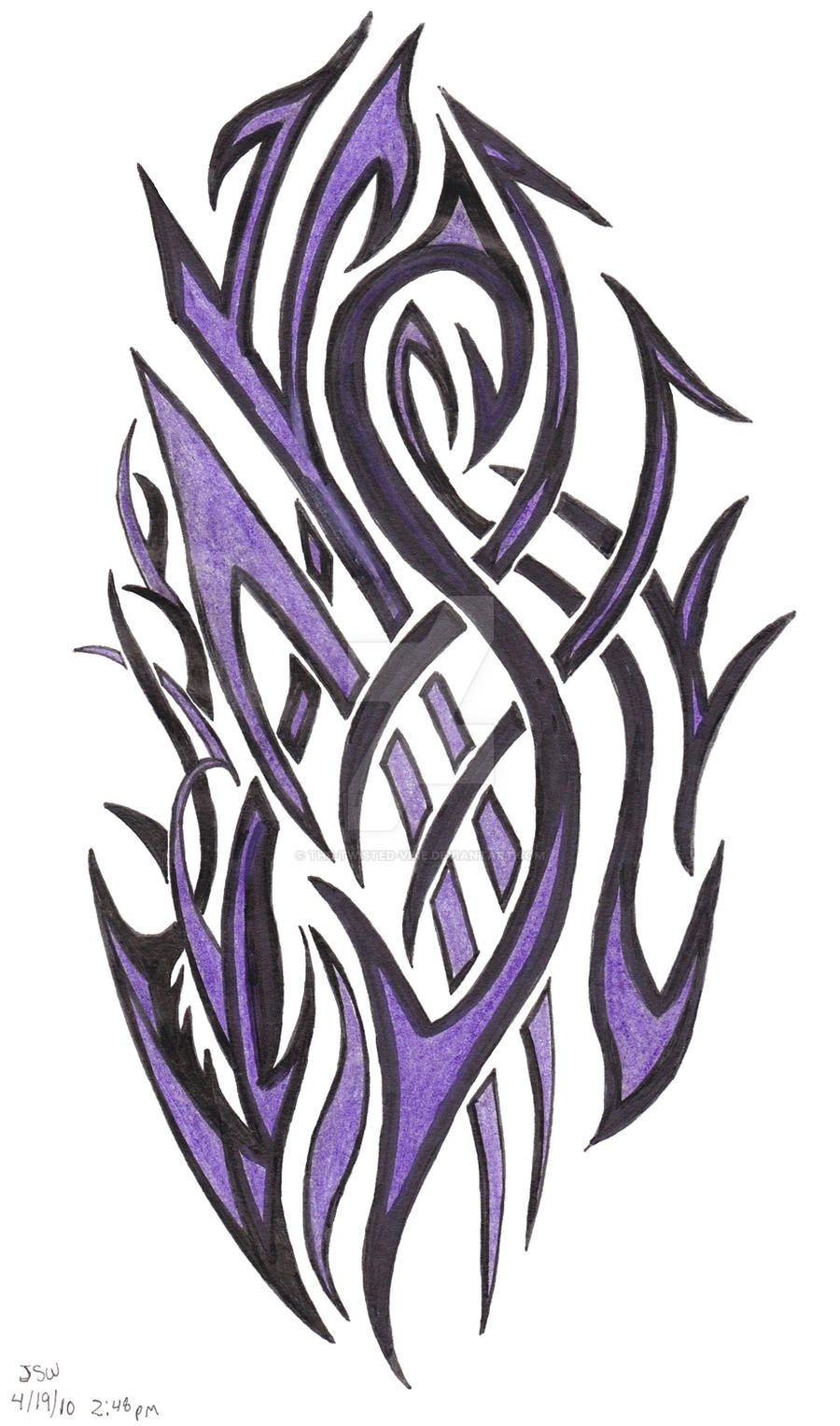 Purple Tribal