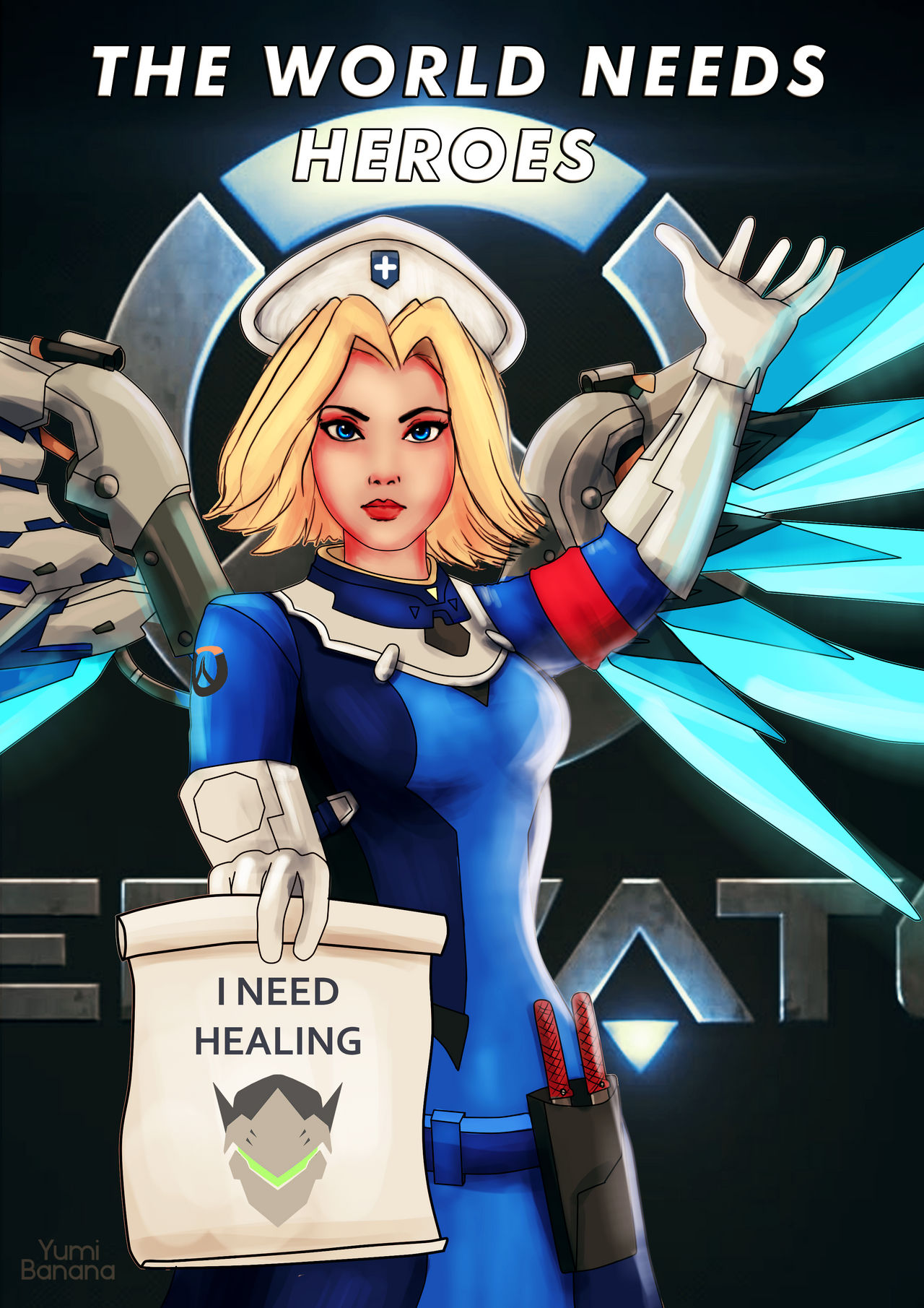 combat medic Mercy Overwatch