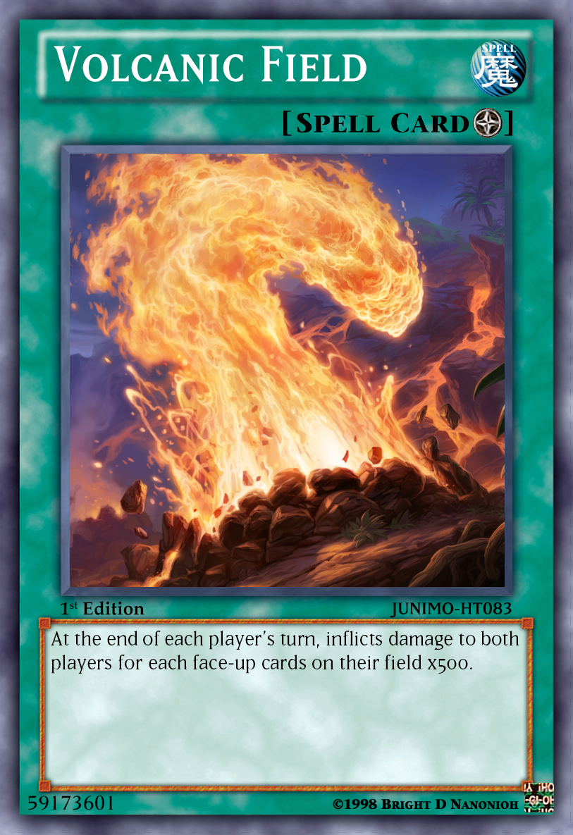 fire field spell card yugioh Flamefall forest and Pyromania. - Casual Cards