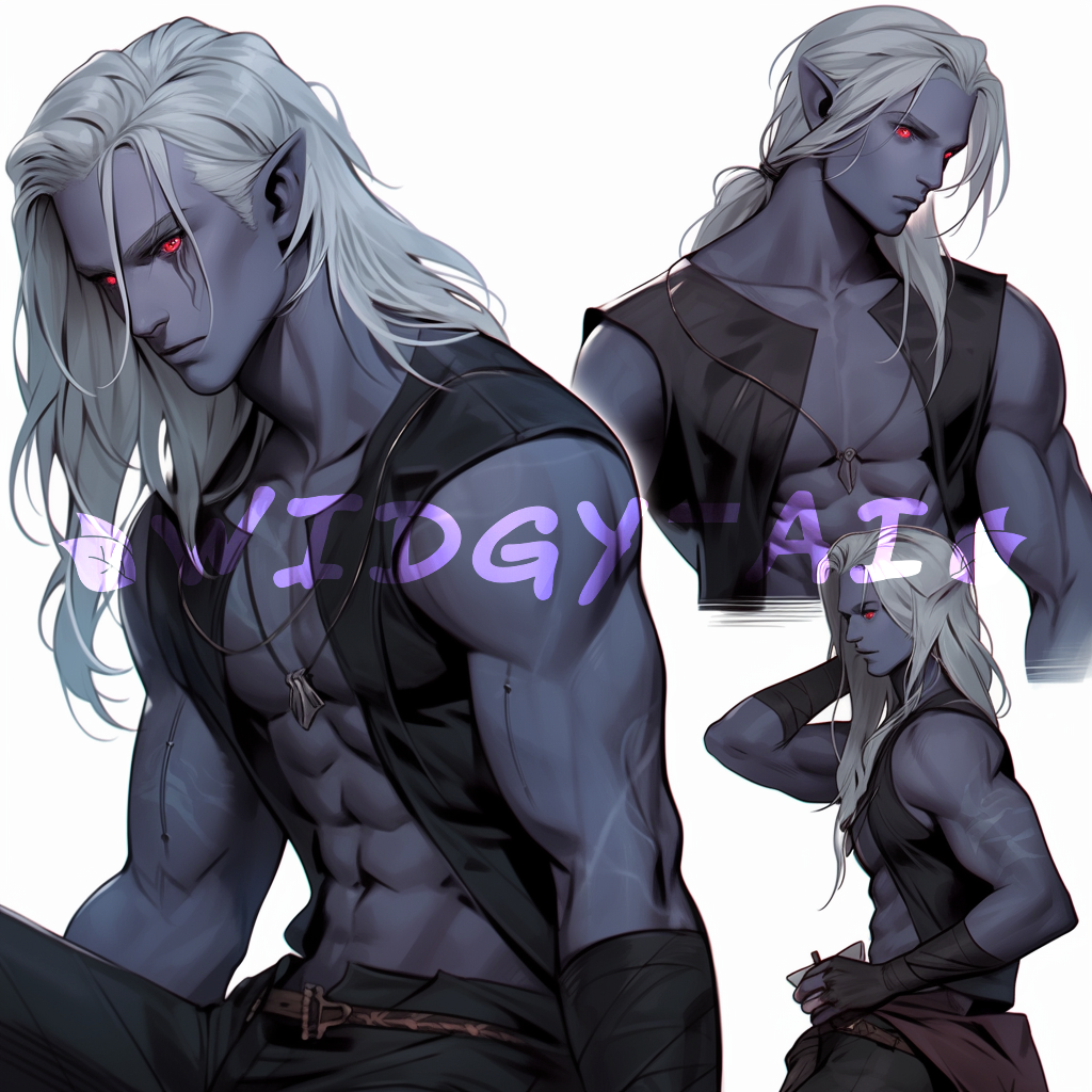 Drow Deviantart Evil Male Drow AI Adopt - $5 - CLOSED by Widgy-AI on DeviantArt