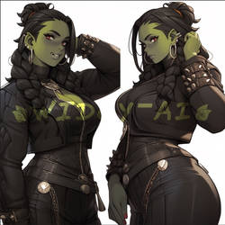 Biker Orc AI Adopt - $5 - CLOSED