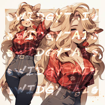 Blonde Bombshell Bovine AI Adopt - $6 - OPEN