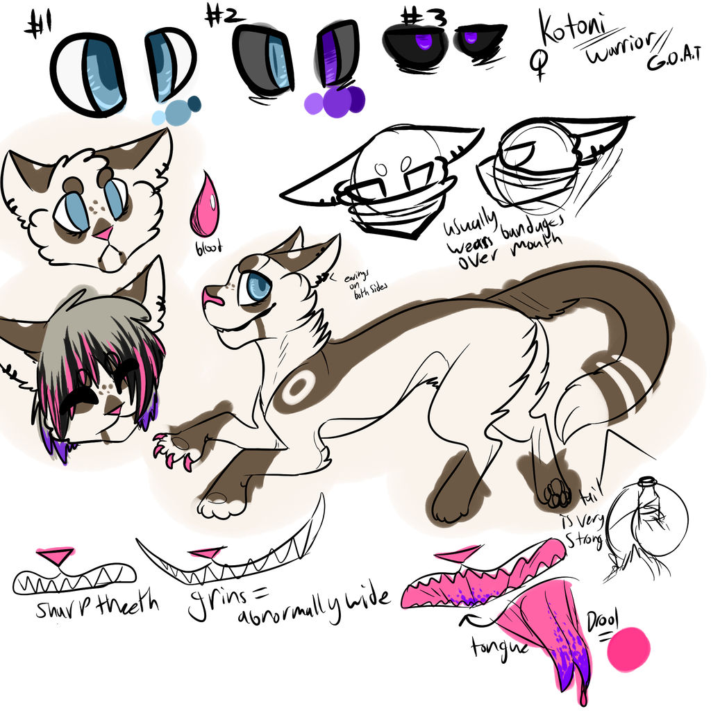 New Fursona Design by starvingbirds on DeviantArt