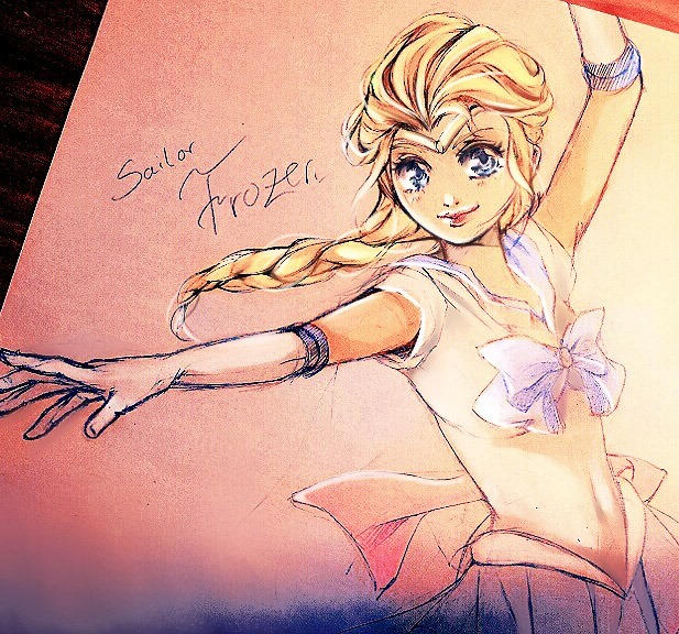 Sailor Frozen Drawn By: Me