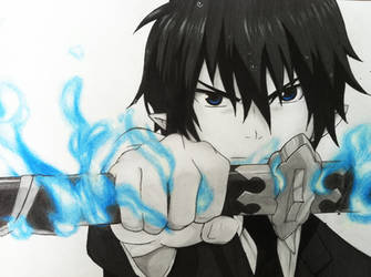 Blue Exorcist Aka Rin Exorcist Drawn By: Me