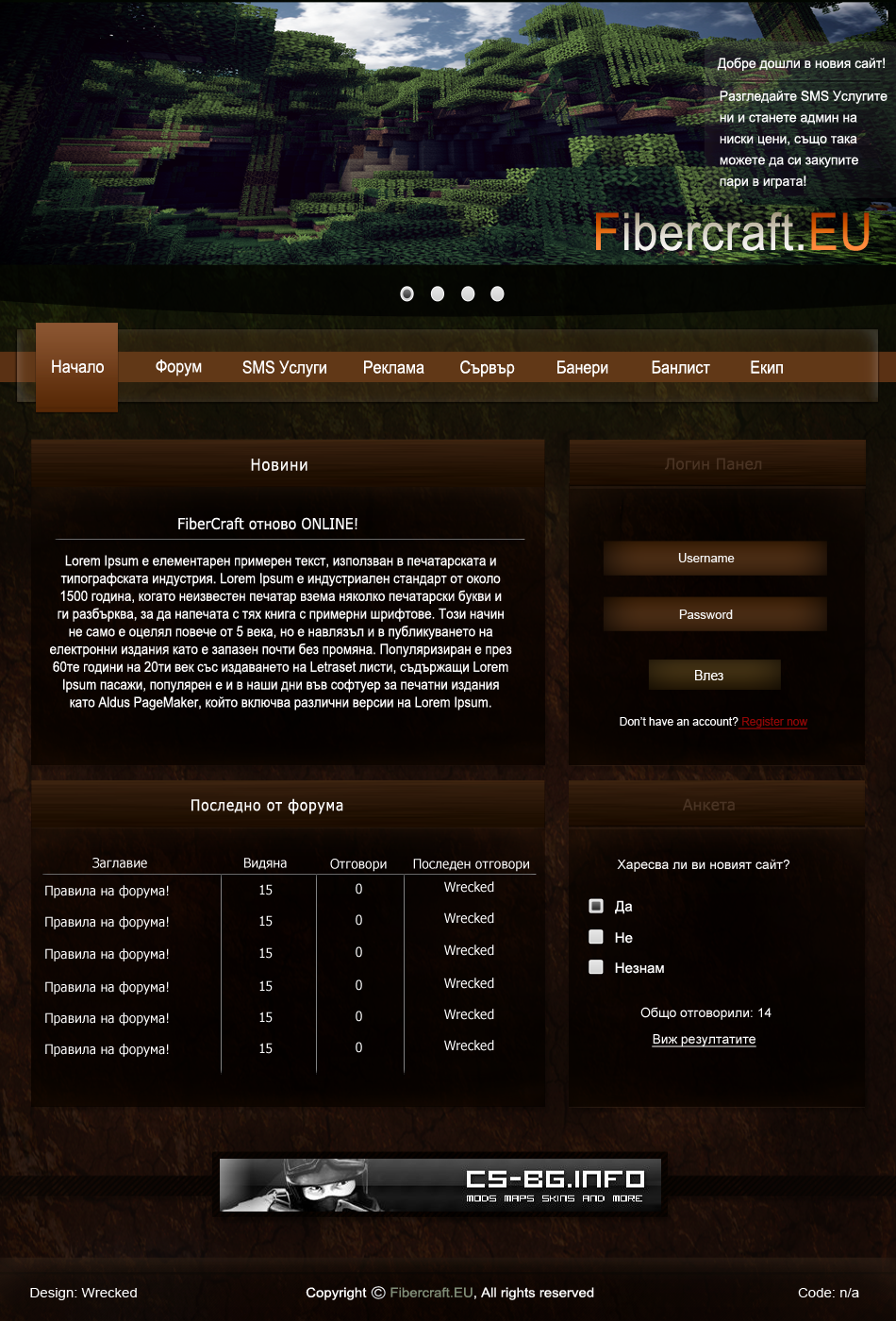 BG Minecraft Design v1 by mconev on DeviantArt