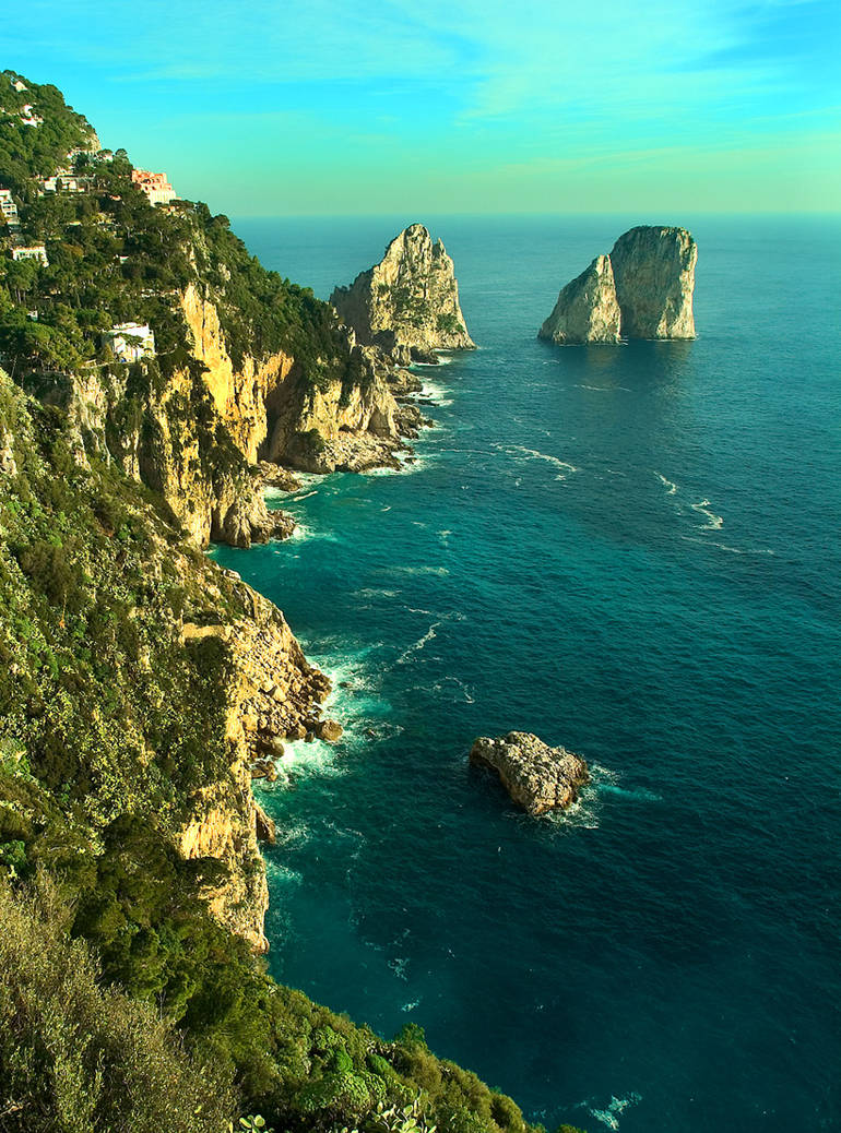 Faraglioni by Mintaka36 on DeviantArt