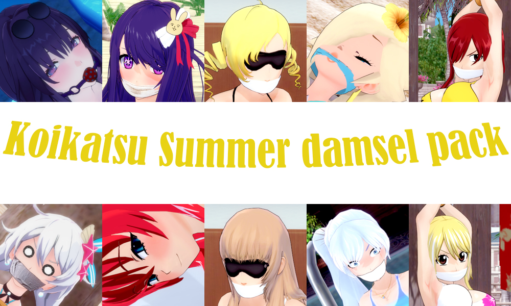 Koikatsu Summer damsel pack by csxz on DeviantArt