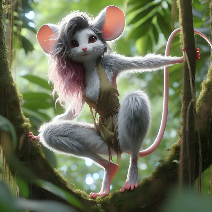 Mouse In Jungle Jungle Mouse by FurFactoryAI on DeviantArt