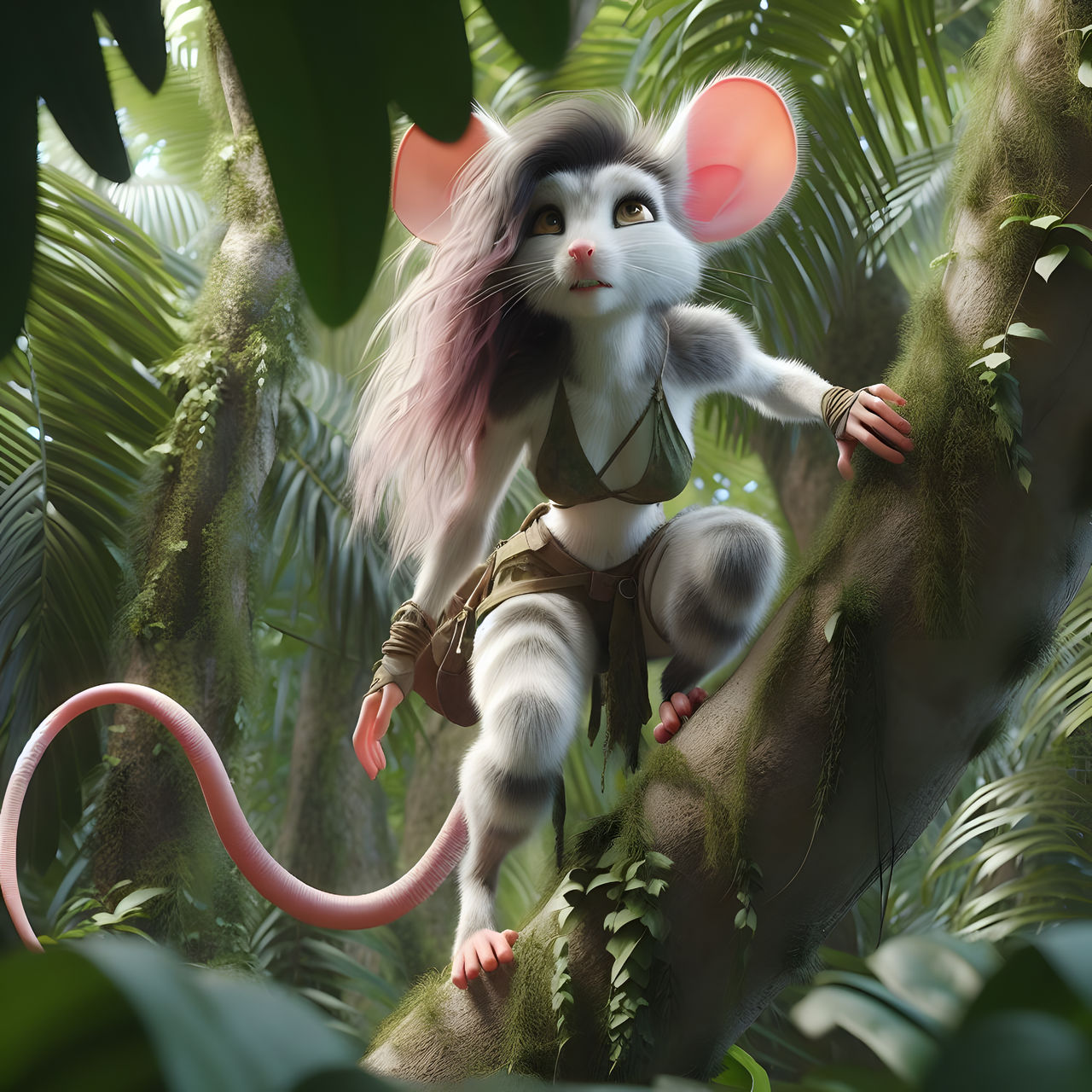 Mouse In Jungle Jungle Mouse 3 by FurFactoryAI on DeviantArt
