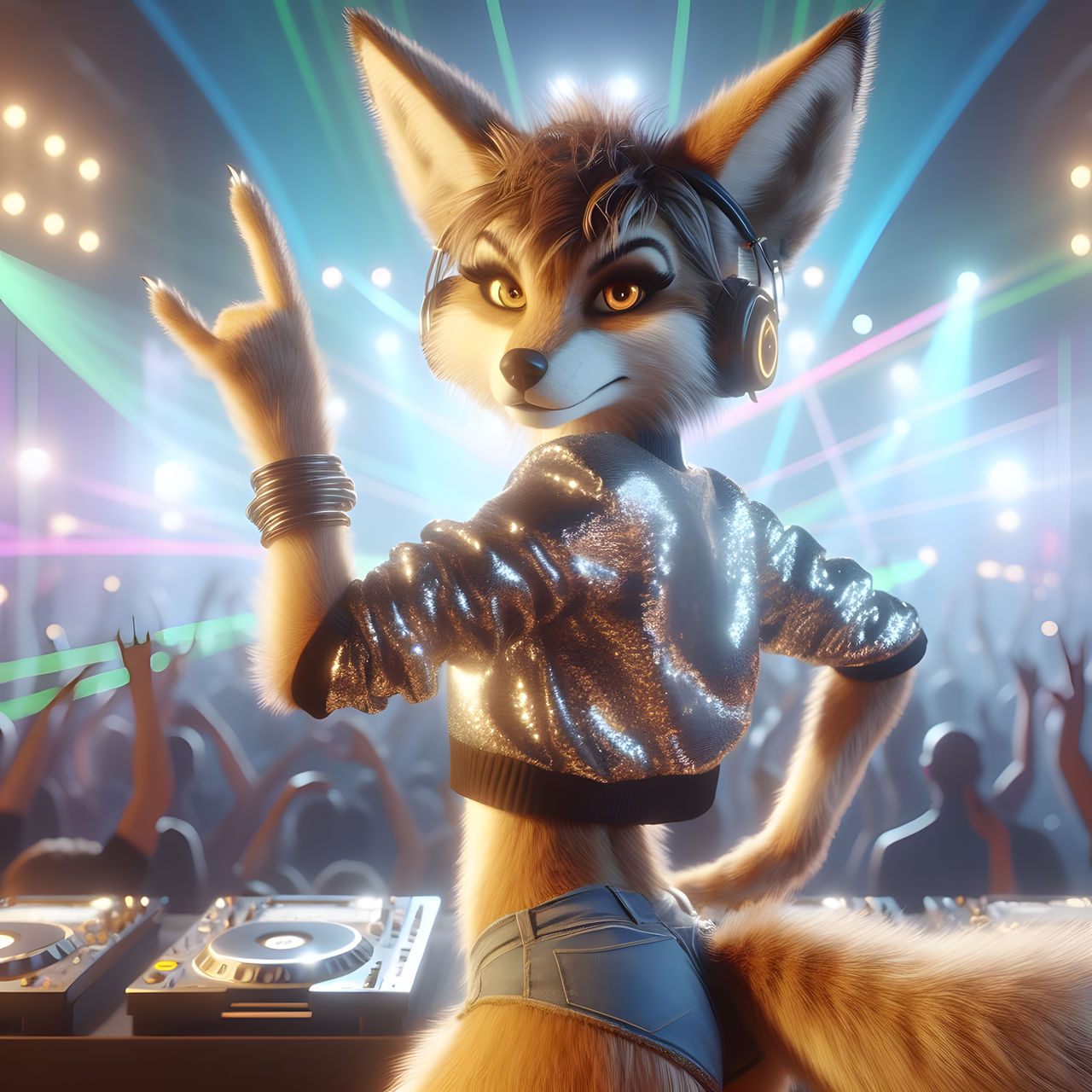Fludj Fluffy DJ by FurFactoryAI on DeviantArt