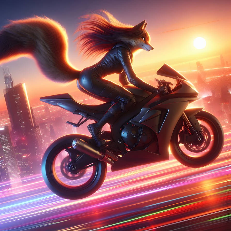The Foxy Riders Foxy Rider 6 by FurFactoryAI on DeviantArt