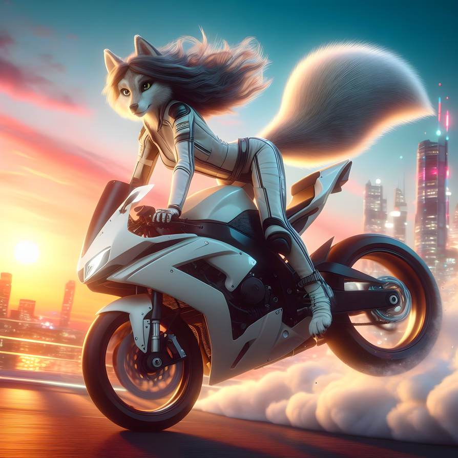 The Foxy Riders Foxy Rider 7 by FurFactoryAI on DeviantArt