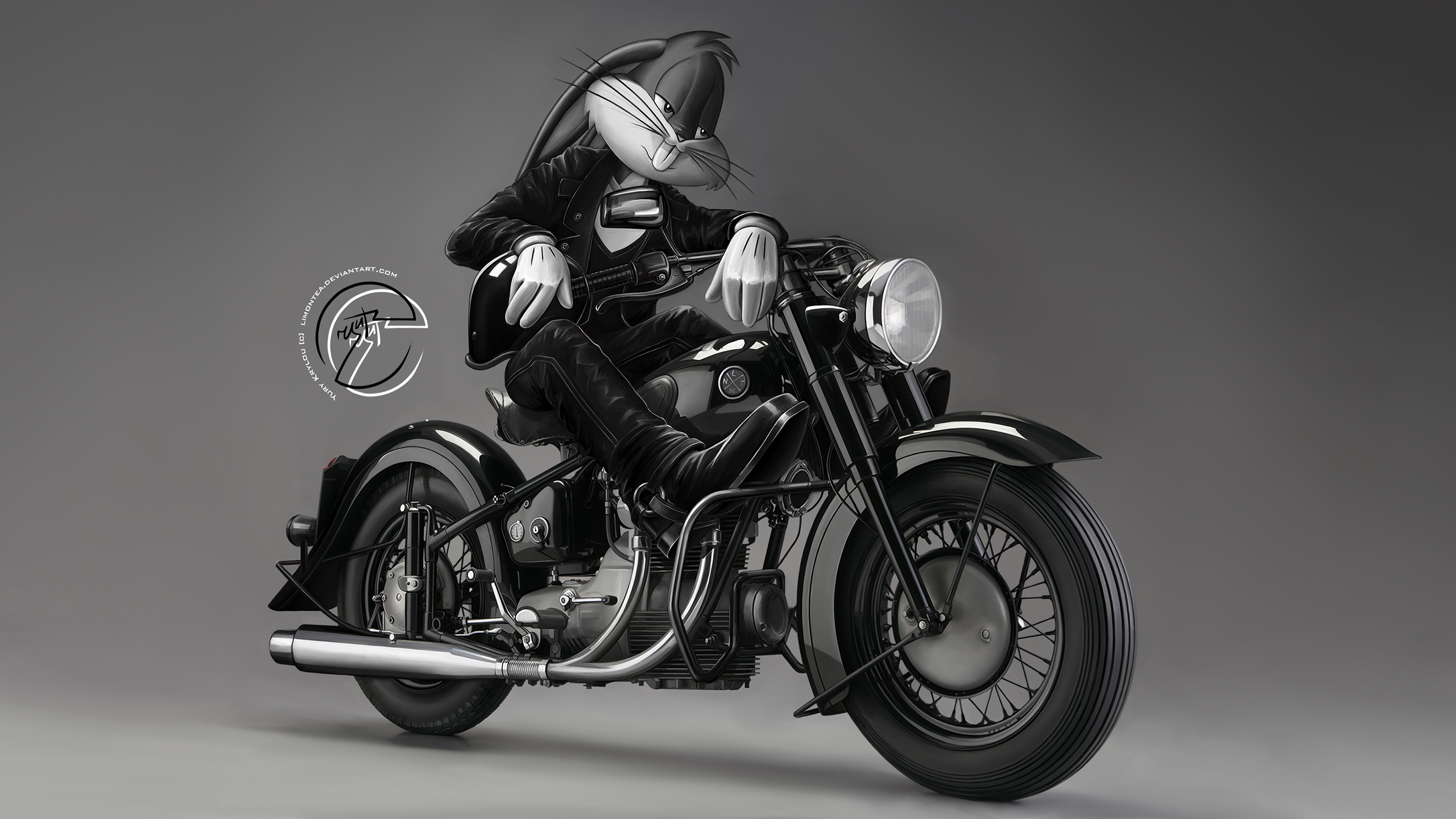 Biker Bugs Bunny Wallpaper