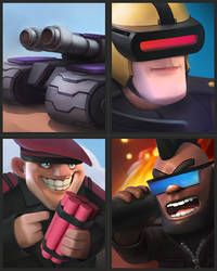 Clash Royal In Futuristic Setting