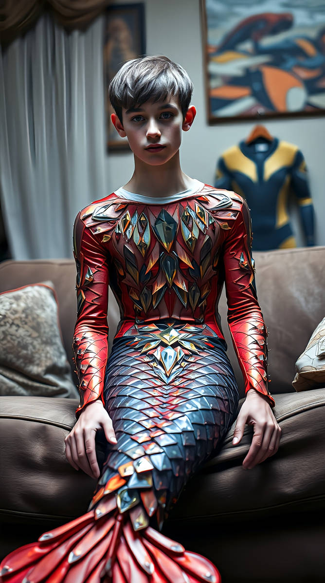 I Love my Merboy Tail by crazymorph on DeviantArt