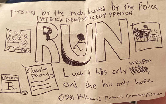 2023 Summer Doodles: Run 1991 Poster Drawing