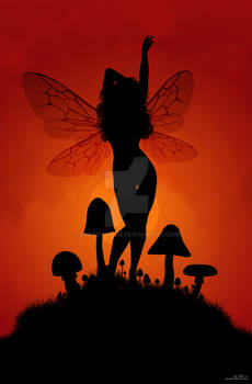 Fairy Sunset _ The Poster