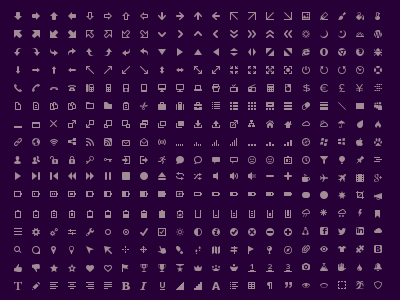 Nano Icons 8x8 px