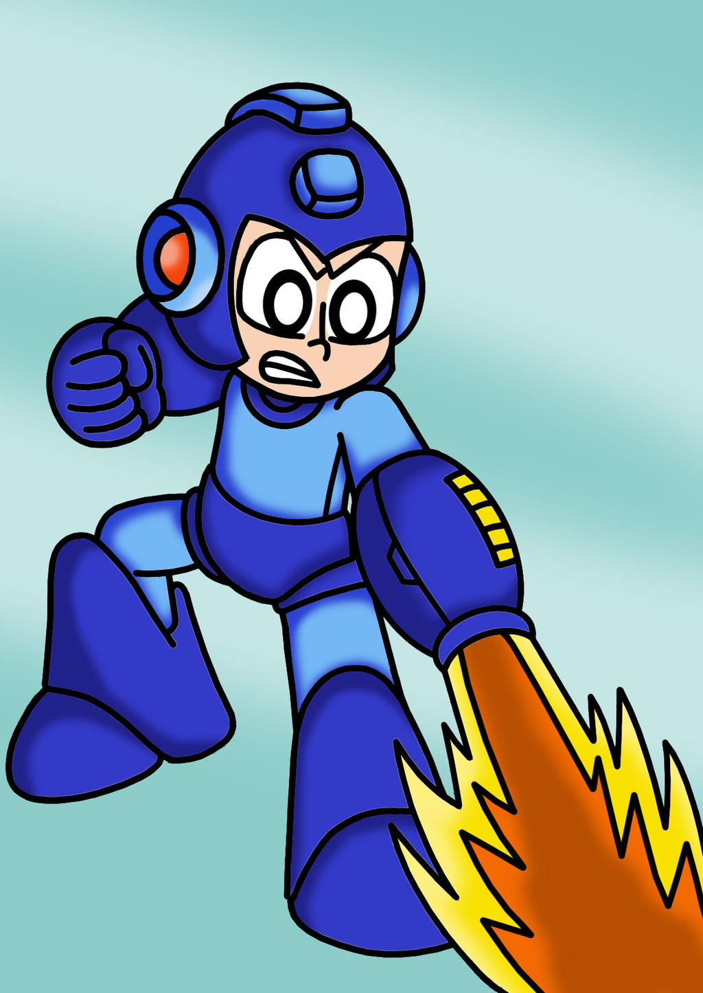 Mega Man 4 - Charge Shot by RenatoDesenhista on DeviantArt