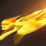 Spitfire On Fire