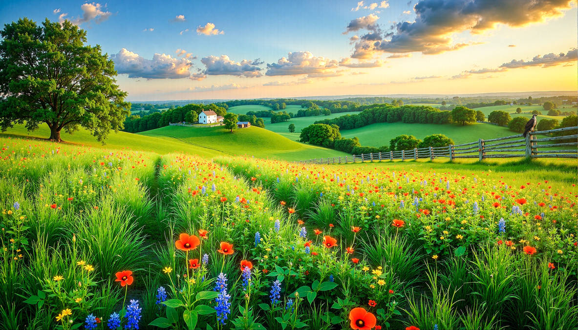 Rural Spring by AIWallpapersHD on DeviantArt
